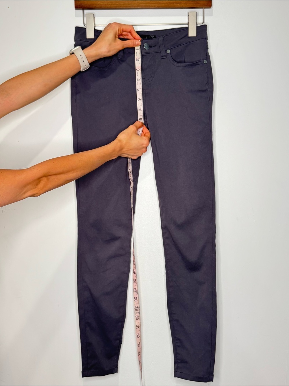 PRANA Women’s Briann Pant Skinny Size 0 Coal Gray - Picture 8 of 14
